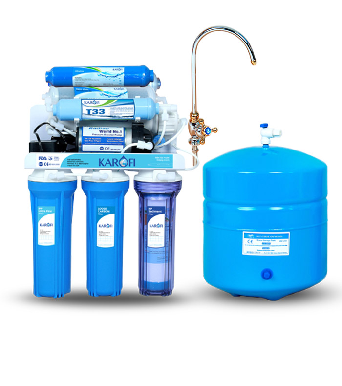 MÁY LỌC NƯỚC TIÊU CHUẨN KHÔNG TỦ 8 CẤP KT8